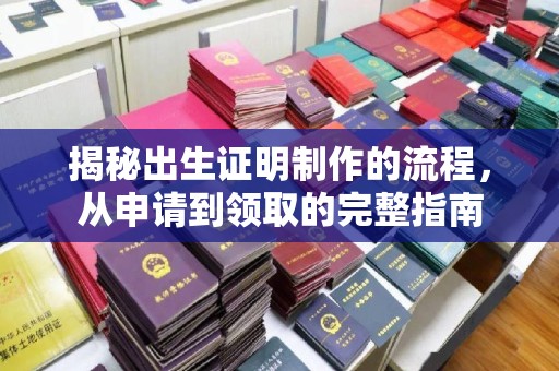 君山揭秘出生证明制作的流程，从申请到领取的完整指南