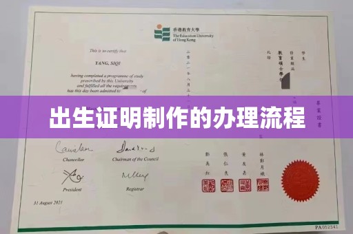 君山出生证明制作的办理流程